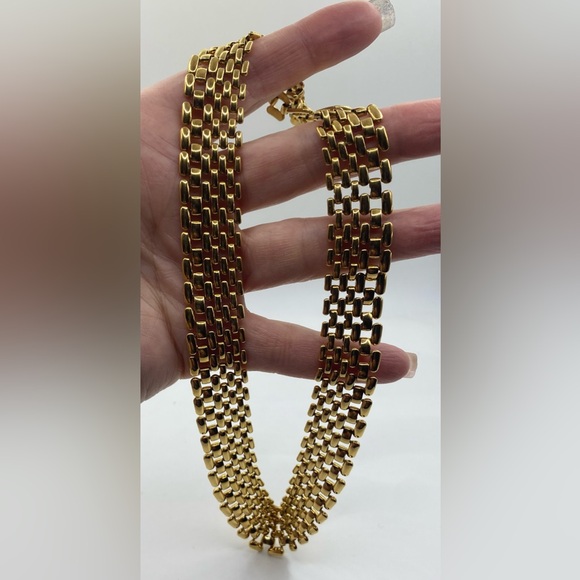 Napier Watch Band Collar Necklace (Susan Caplan Rediscovered) 1980’s - Picture 8 of 9